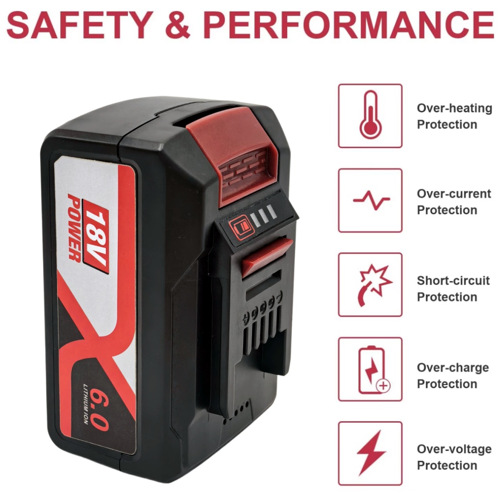 Power Xchange Tools - Bateria zamienna EINHELL EIN18C2 6Ah Li-ion
