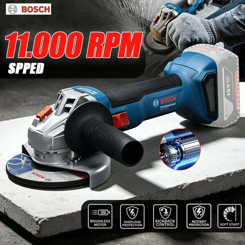 Power Tools Professional - Szlifierka kątowa akumulatorowa BOSCH GWS 18V-8