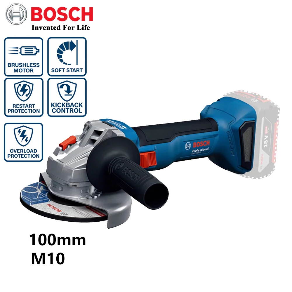Power Tools Professional - Szlifierka kątowa akumulatorowa Bosch GWS 18V-8