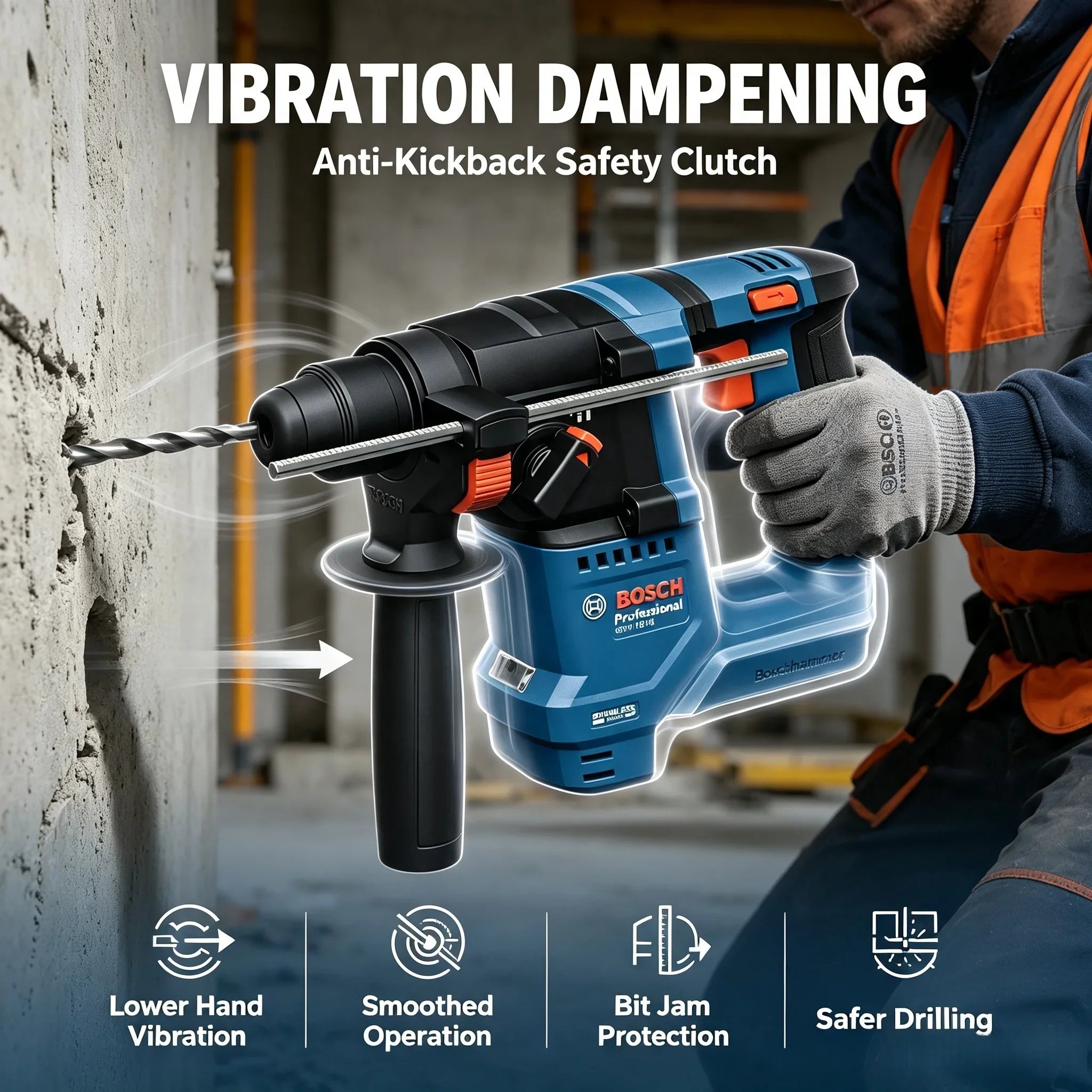 Bosch GBH 18V-18 – akumulatoro – Power Tools Professional recenzja i cena